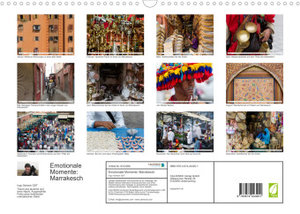 Emotionale Momente: Marrakesch (Wandkalender 2023 DIN A3 quer)