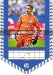 FC Schalke 04 2024 - Bannerkalender - Fan-Kalender - Fußball-Kalender - Wand-Kalender - 29,7x42 - Sport