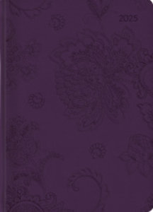 Alpha Edition - Ladytimer Grande Deluxe Purple 2025 Taschenkalender, 15x21cm, Kalender mit 128 Seiten, Notizmöglichkeiten nach jedem Tag Übersichten und internationalem Kalendarium