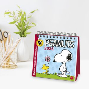 Peanuts Premium-Postkartenkalender 2026