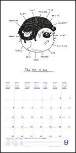 A Dog\'s Life 2023 - Wand-Kalender - Broschüren-Kalender - 30x30 - 30x60 geöffnet - Hunde - Cartoon
