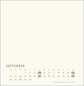 Bastelkalender gold groß 2022