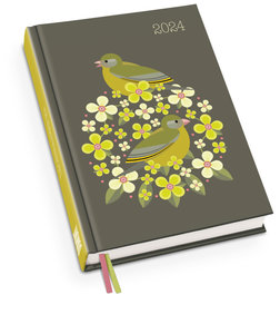 Taschenkalender »I like Birds« 2024 - Von Stuart Cox - Terminplaner mit Wochenkalendarium - Format 11,3 x 16,3 cm