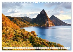 Inseln über dem Winde (Wandkalender 2024 DIN A3 quer), CALVENDO Monatskalender