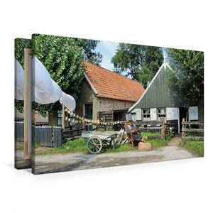 Premium Textil-Leinwand 90 cm x 60 cm quer Ein Motiv aus dem Kalender Nostalgische Niederlande