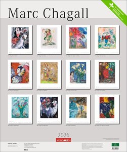 Marc Chagall Kalender 2026