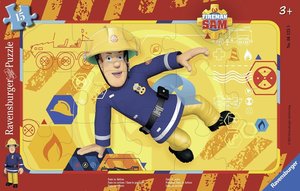Puzzle: Feuerwehrman Sam - Sam in Aktion (15 Teile)