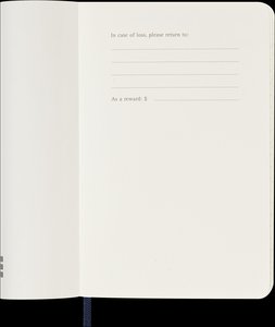 Moleskine 12 Monate Wochen Notizkalender 2024, Pocket/A6, Saphir