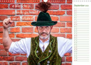 I sog's auf boarisch. Kalender mit bayerischen Sprüchen. (Wandkalender 2023 DIN A3 quer)