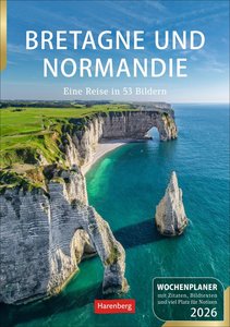 Bretagne und Normandie Wochenplaner 2026