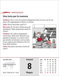 Italienisch Sprachkalender 2026