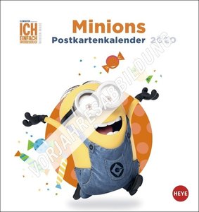 Minions Postkartenkalender 2022