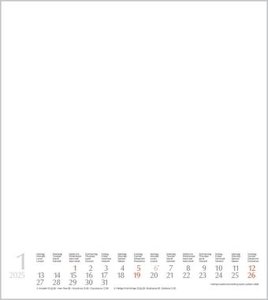 Foto-Malen-Basteln Bastelkalender weiß 2025