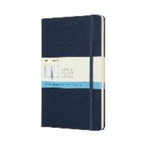 Moleskine Sapphire Blue Notebook Large Dotted Hard