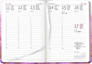 Ladytimer Lavender 2024 - Blume - Taschenkalender A6 - Weekly - 192 Seiten - Notiz-Buch - Termin-Planer - Alpha Edition