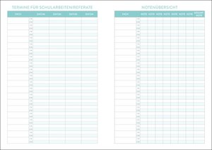 Blumenkrone Schüler-/ Studenten-Kalender A5 2022/2023. Stylisches Kalenderbuch mit flexiblem Einband, Spiralbindung und viel Platz für Termine. Buchkalender A5.