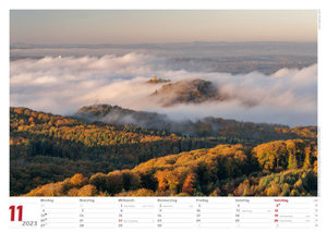 Siebengebirge 2023 Bildkalender A3 quer, spiralgebunden