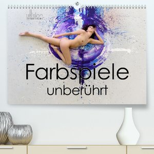 Farbspiele - unberührt (Premium, hochwertiger DIN A2 Wandkalender 2023, Kunstdruck in Hochglanz)