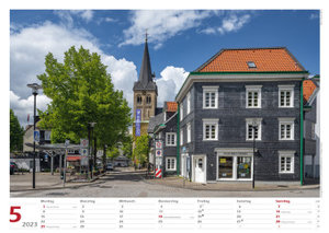 Burscheid 2023 Bildkalender A3 quer, spiralgebunden