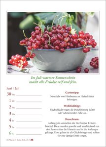 Bauernweisheiten Wochenkalender 2025 - Bauernregeln, Brauchtum, Gartentipps, Haushaltstipps