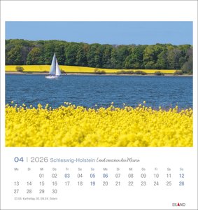 Schleswig-Holstein Postkartenkalender 2026