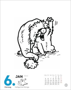 Simons Katze Tagesabreißkalender 2026
