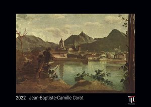 Jean-Baptiste-Camille Corot 2022 - Black Edition - Timokrates Kalender, Wandkalender, Bildkalender - DIN A4 (ca. 30 x 21 cm)