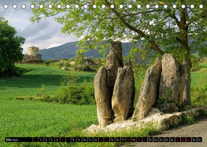 Dolmen und Menhire - Megalithkultur in Europa (Tischkalender 2023 DIN A5 quer)