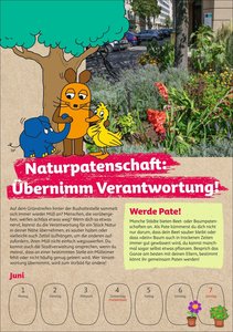 Schütze die Erde mit der Maus Wochenkalender 2026