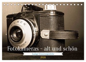 Fotokameras - alt und schön (Tischkalender 2024 DIN A5 quer), CALVENDO Monatskalender