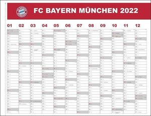 FC Bayern München Posterkalender 2022