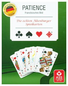 ASS Altenburger Spielkarten 70092 - Patience, Folienetui 44 x 65 mm