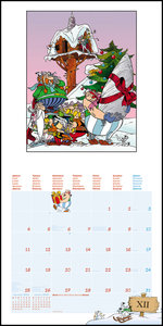 Asterix 2023 - Wand-Kalender - Broschüren-Kalender - 30x30 - 30x60 geöffnet - Cartoon