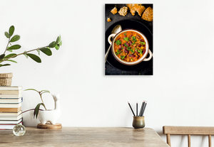 Premium Textil-Leinwand 30 cm x 45 cm hoch Ein Motiv aus dem Kalender Stimmungsvolle Food Stillleben