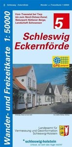 Wander- und Freizeitkarte Schleswig, Eckernförde