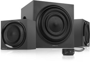 QUANUM 2.1 Subwoofer System, Lautsprecher-System, schwarz