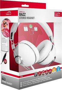 BAZZ Stereo Headset, white SL-8750-WT