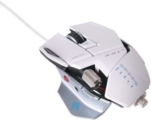 Mad Catz R.A.T.5 Gaming Maus (5600dpi, USB 2.0), weiß