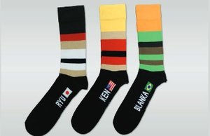 Street Fighter - Socken Set 3er-Pack, One Size EU 39-46 (Offiziell lizensiert)