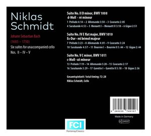 Cello Suiten, 1 Audio-CD