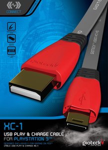 GIOTECK XC-1 Play and Charge Cable (USB-Lade-Kabel)