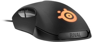 SteelSeries Rival Optical Gaming Maus, schwarz