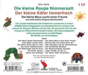 Die kleine Raupe Nimmersatt/ Der kleine Käfer Immerfrech, 2 Audio-CDs