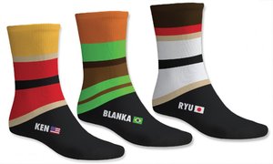 Street Fighter - Socken Set 3er-Pack, One Size EU 39-46 (Offiziell lizensiert)