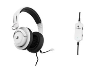 VENOM - Vibration Stereo Gaming Headset, Kopfhörer mit Mikrofon, für PS3/PS4, weiss (OFFICIALLY LICENSED)