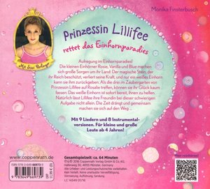 Prinzessin Lillifee rettet das Einhornparadies, Audio-CD