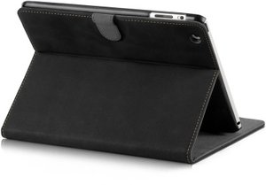 VILION Style Case & Stand, Tasche mit Standfunktion für iPad 3/4, schwarz