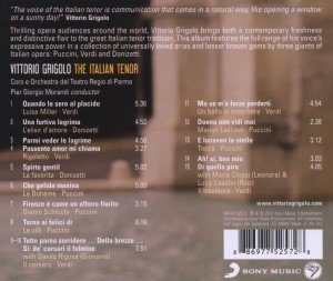 Vittorio Grigolo - The Italian Tenor, 1 Audio-CD