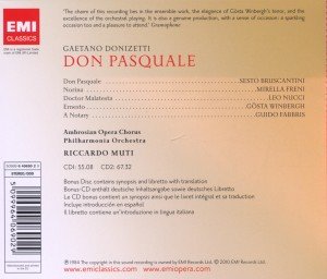Muti/Freni/Winbergh/Bruscantin: Don Pasquale