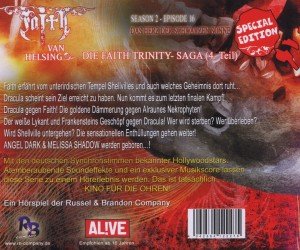 Faith -The Van Helsing Chronicles - Das Herz der schwarzen Sonne, 1 Audio-CD